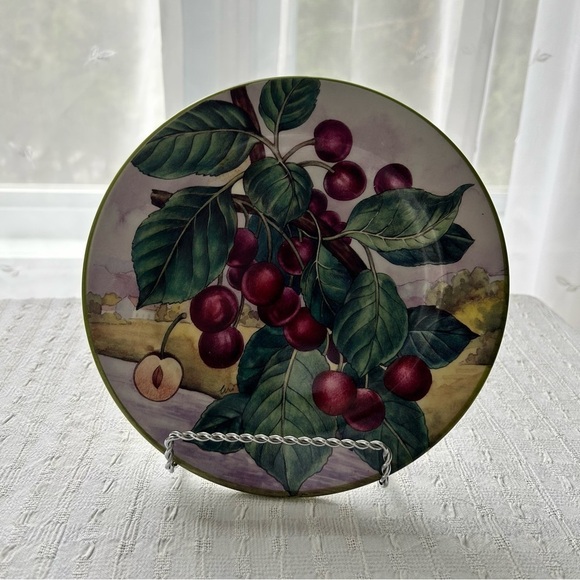 Cherry 🍒 decorative ceramic plate - Picture 5 of 6